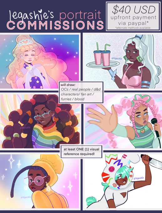 🌟[RTs appreciated!!]🌟

now OPEN! anybody wanna trade money for art?

info and request form in the replies!💞 
