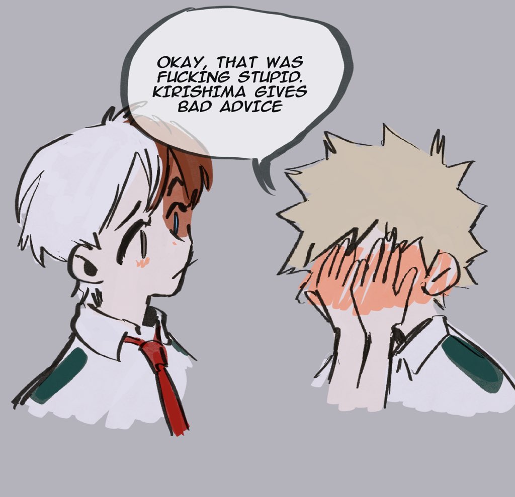 how Kirishima helped Bakugou flirt with Todoroki