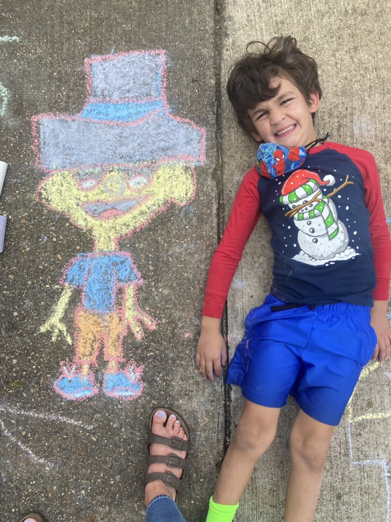 a wet playground can’t stop our creativity! (or… cuteness 😍)