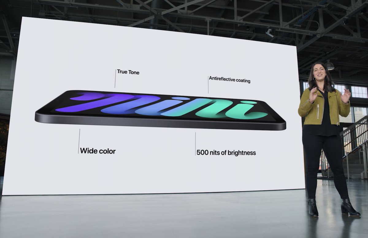 marcusanz's tweet image. The new iPad mini is 🔥 40% faster CPU and 80% faster GPU. #AppleEvent