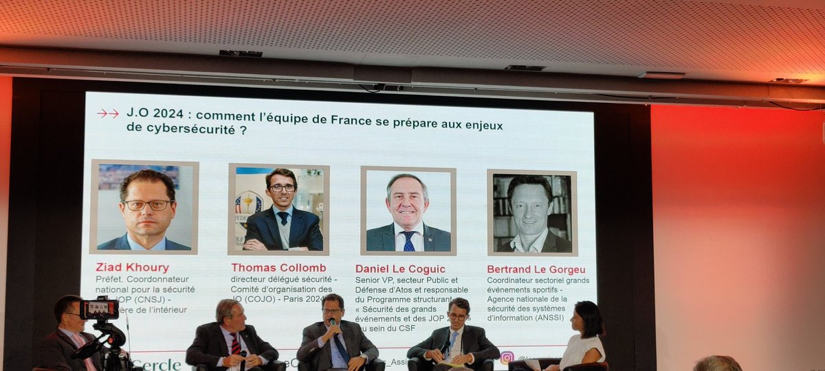 lsamain's tweet photo. Donc, pour les #JO2024 à Paris, on nous annonce que, à l'heure d'aujourd'hui, les applications critiques seront hébergées sur Alibaba selon les intervenants... Dans les prochains jours, un échange va être fait avec les acteurs sur ce sujet et ça bote en touche #popcorn #cercleSI https://t.co/OMt0OIlJFu