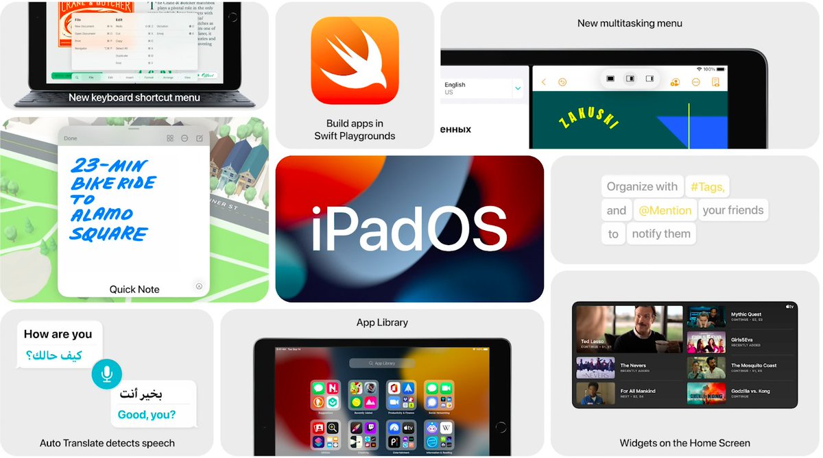 Vodacom's tweet image. If you are looking for a product to further enhance your day-to-day meetings and presentations, the new iPad A13 comes in 64g storage, in the same popular design. With all day battery life, great cameras and the first generation Apple Pencil. #VodacomBusiness #AppleEvent