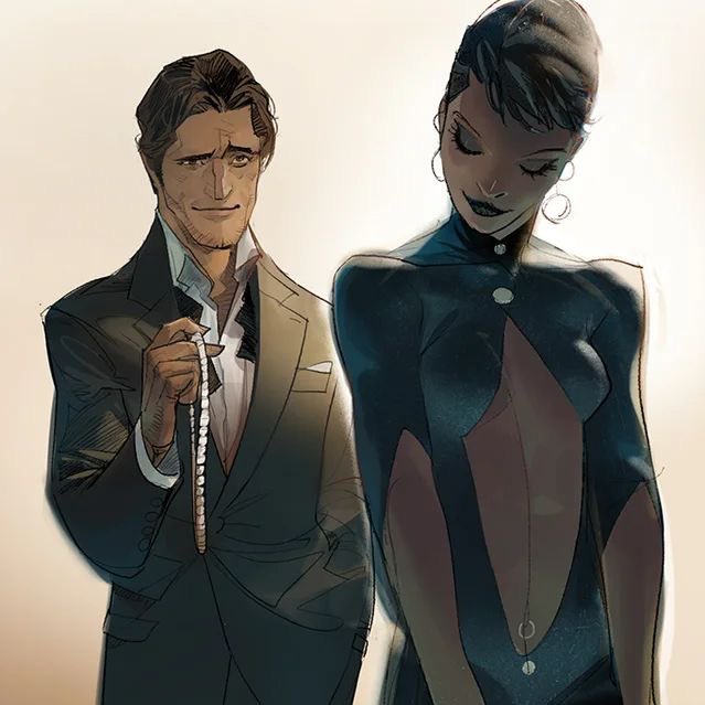 DC Comics Art on Twitter: "Bruce & Selina.