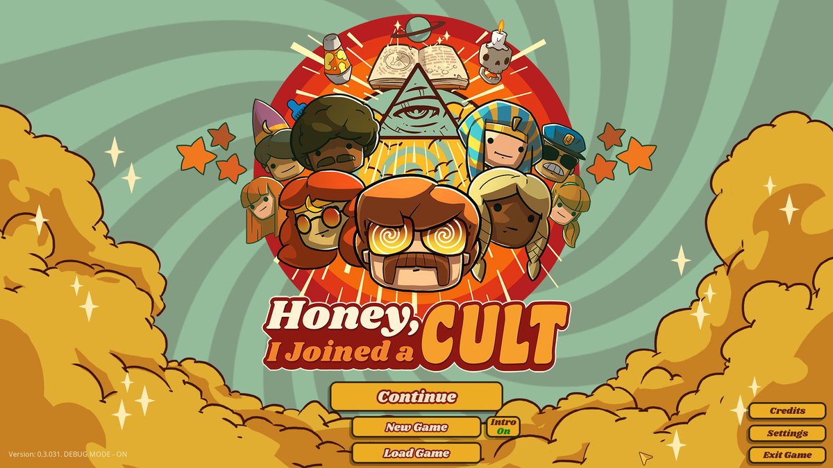 DavesInHisPants's tweet image. I've been very quiet on Twitter lately but I've been working with @solesurvivorgms and @Team17 on Honey I Joined a Cult. Its been great working with such a fantastic team on such a fun and funny project. Out today: store.steampowered.com/app/841190/Hon… #GameMaker #GameDev #indiedev