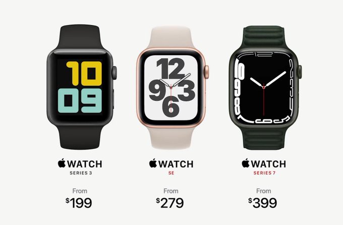 Apple Event - Preços dos novos Apple Watch