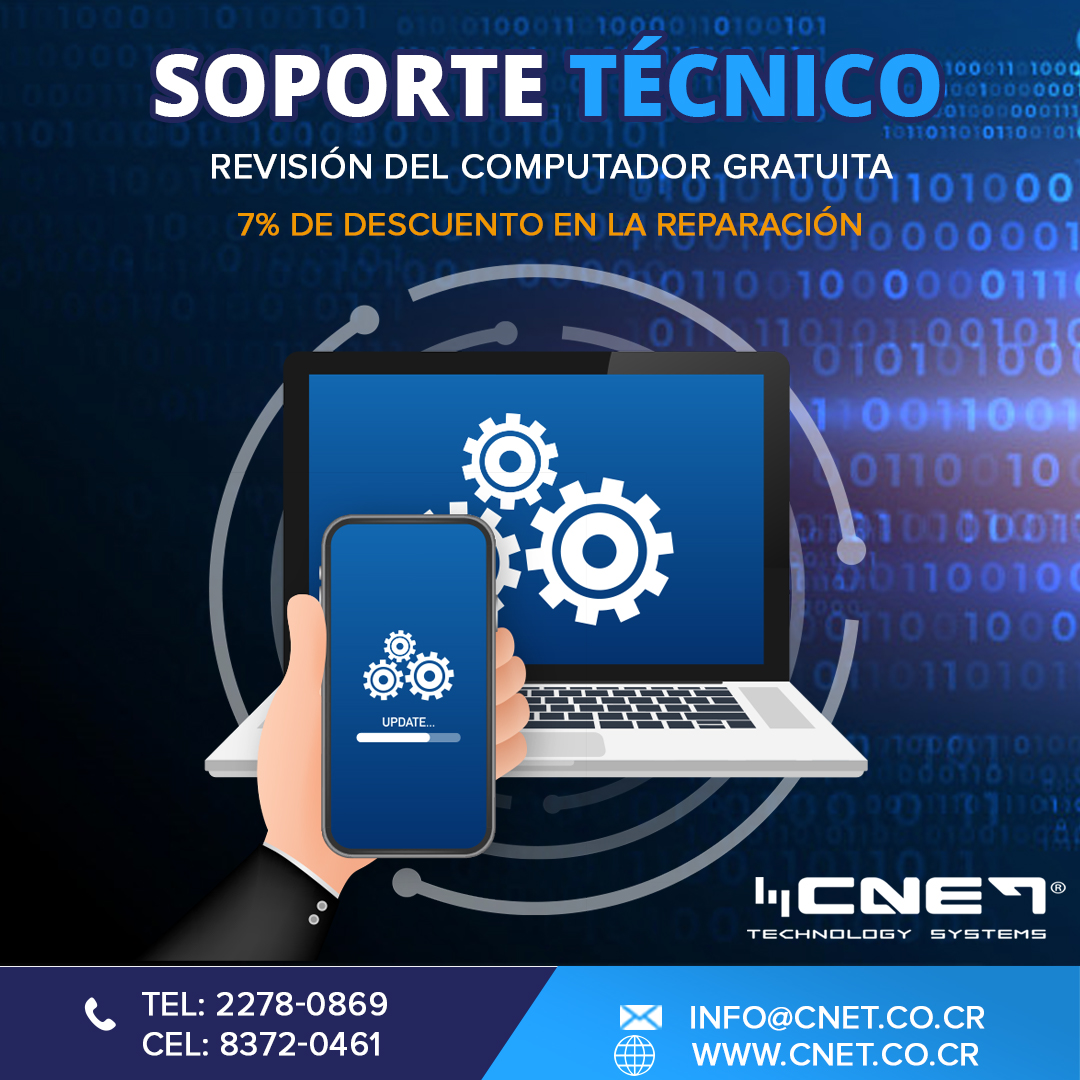 CNET_SA's tweet image. ¡Porque septiembre lo convertimos en un mes de locura! 🤪

Solo por este mes te ofrecemos un descuento del 7% al necesitar reparaciones en tu portátil, equipo de escritorio, servidores, estructuras de redes, telefonía IP, cámaras de seguridad, entre otros. 
#computers #Security