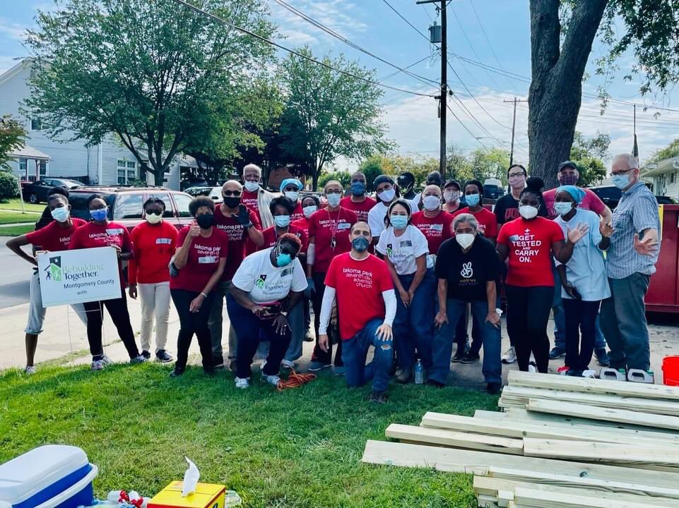 thetpchurch's tweet photo. This past Saturday, 50 members and friends of the Takoma Park Church built up our community, literally. So grateful for all our volunteers who joined us for #ServiceSabbath! ❤️ https://t.co/sozudcoIBz