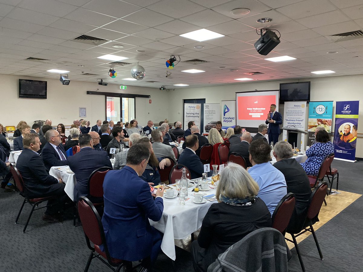 This Northern Business Breakfast brings business leaders across the northern suburbs for the purpose of learning, connecting and finding business opportunities. 

Thank you for the opportunity to speak about Labor’s Hydrogen Jobs Plan. 

#mynbb