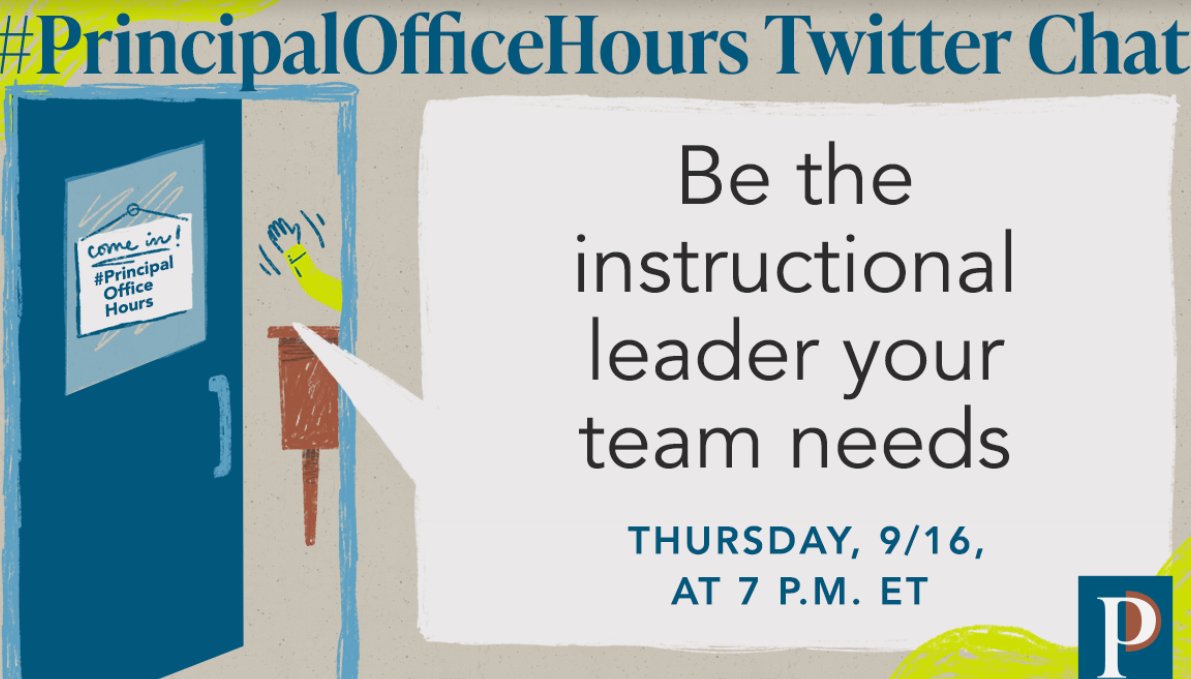 RANESIAEDWARDS's tweet image. LETS GO! Instructional Leadership Matters! I am honored to serve as one of the Moderators for @PrincipalProj Chat THURSDAY, 9/16.Intentional Instructional Leadership Matters.
#PrincipalOfficeHours
#PrincipalProject
#kidsdeserveit
#EisenhowerExemplifiesExcellence