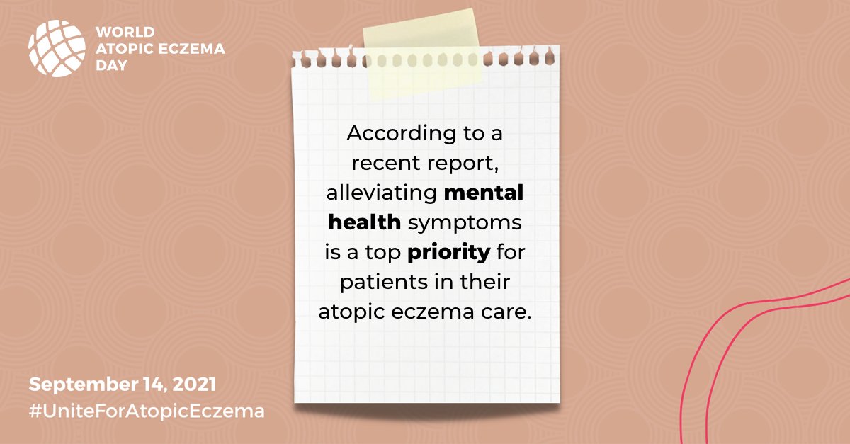 People with #AtopicDermatitis consistently express emotional burden, according to a global report from the Global Patient Initiative to Improve Eczema Care, supported by LEO Pharma. #AtopicEczemaDay #UniteForAtopicEczema