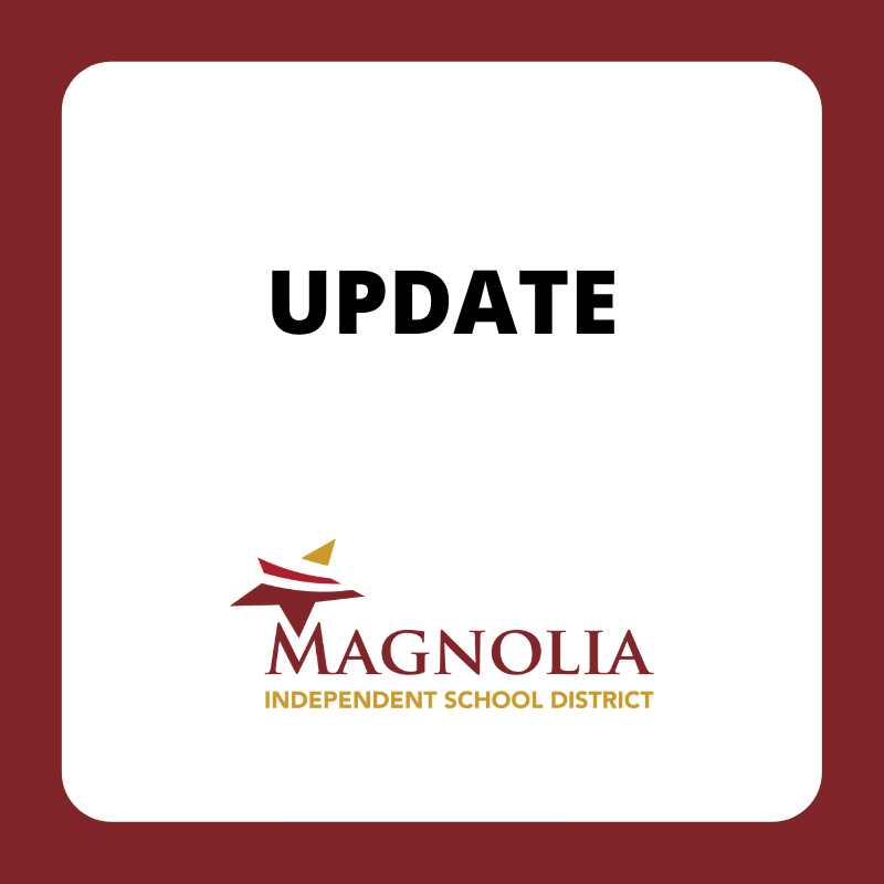 MagnoliaISD's tweet photo. Magnolia ISD will reopen tomorrow, Wednesday, September 15, and return to normal operations. https://t.co/5Vsxk2nduL