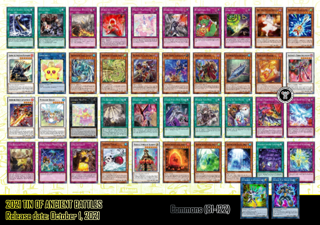 CarlonchoStore's tweet photo. 2021 Tin of Ancient Battles (2/2)
Lista completa de los Megatins de este año

.
-Fecha: 1 de Octubre 2021
#Yugioh #YGO #TCG #遊戯王 https://t.co/pSL71FMuzv