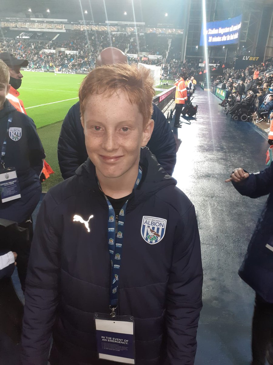 KirkHewitt72's tweet photo. Great experience tonight for Charlie and a few of his Albion foundation team mates. They were ballboys for Albion v Derby. https://t.co/q9qzcEdGxa