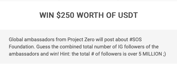 Thrilled to collaborate with <a href="/ProjectZero/">Project Zero</a> and support their movement #GlobalMovement 🏆

We appreciate your support &amp; are hosting a community giveaway. Complete the tasks for a chance to win from the pool of $250 worth of USDT 🔥💰 

Use the link below 👇

sweepwidget.com/view/30661-wez…