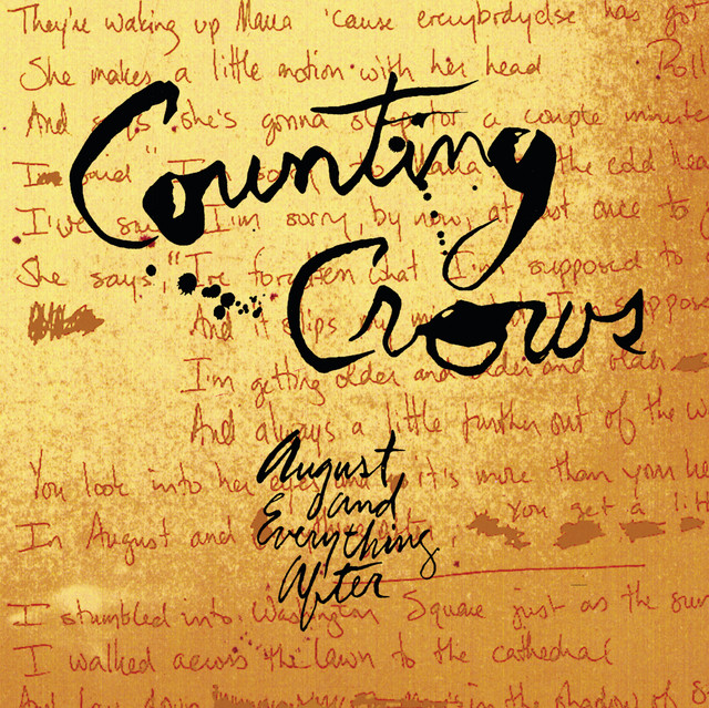 CountingCrows's tweet image. 28 YEARS. Debate which song on the record is best in the comments.