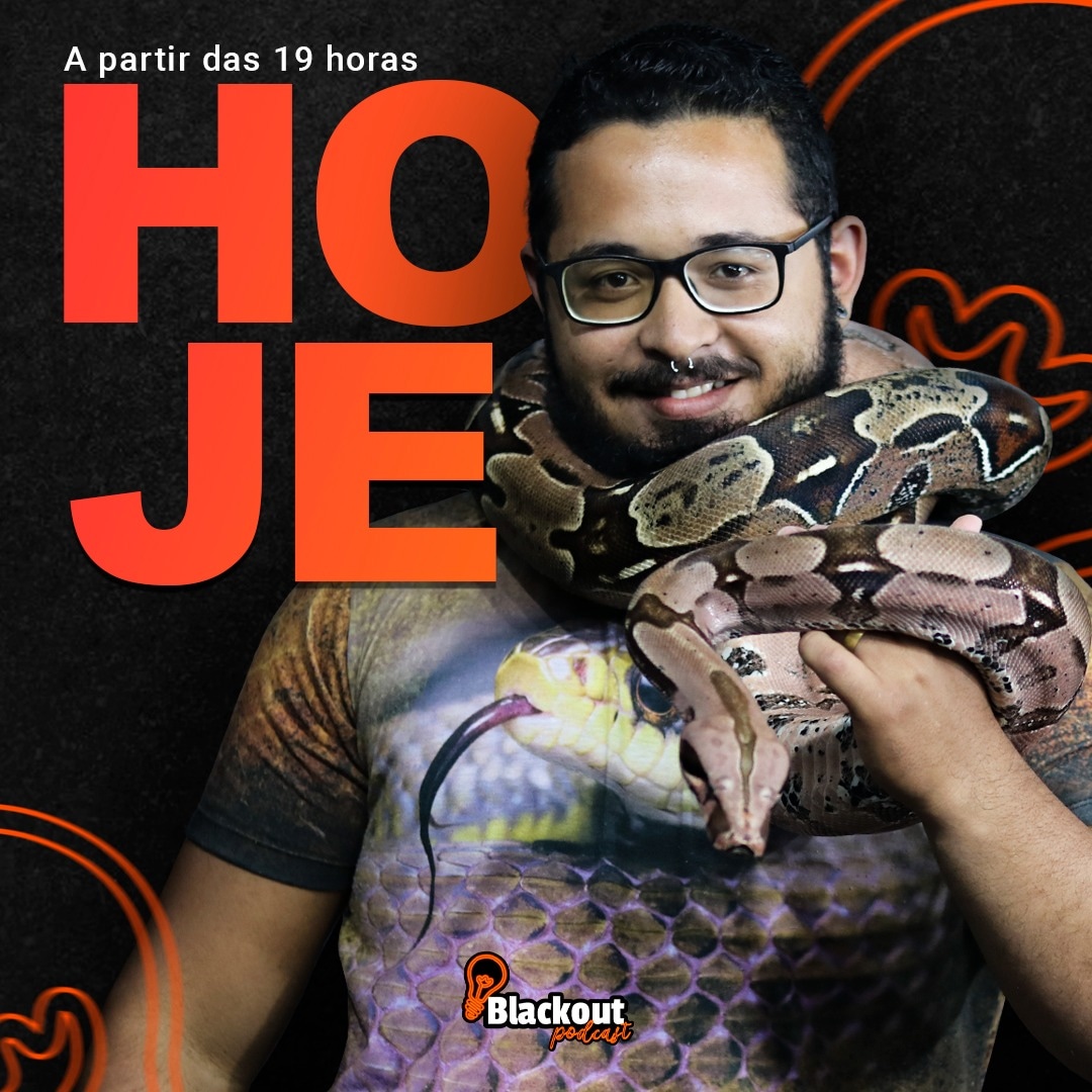 Daqui a pouquinho estará disponível mais um episódio INCRÍVEL!! 

O link já está disponível na bio, então corre lá e ativa o lembrete pra não perder nada!!
.
.
.
#repteis #cobra #jiboiasbrasil #jiboia #podcast #blackoutpodcast #repteisdacaatinga