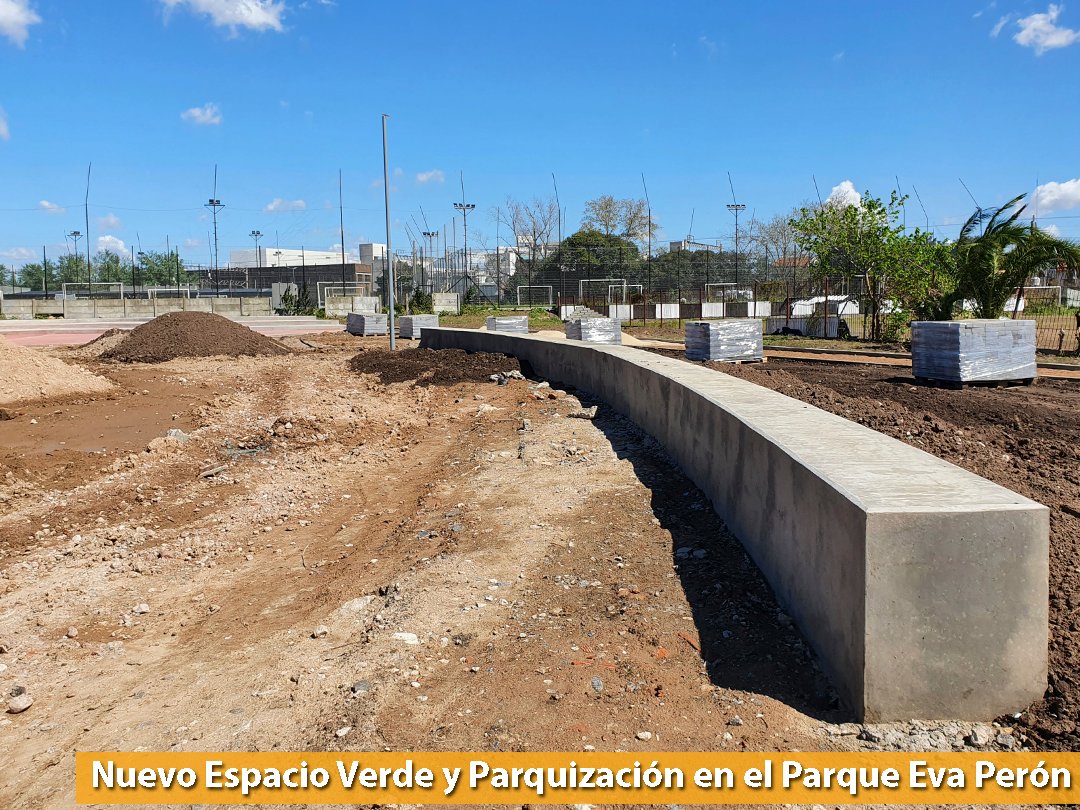 UrbanoLanus's tweet photo. 🌳 ¡Mirá cómo vamos con la incorporación del nuevo espacio verde al Parque Eva Perón y Plaza de la Memoria! 🌳 https://t.co/P6G99Oe6tC