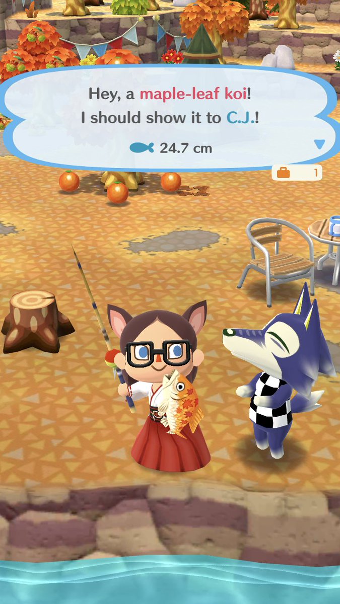 SyrSci's tweet photo. Blending in with the #AnimalCrossing villagers at the Fishing Tourney. Do these photos remind you of a specific fictional series? https://t.co/eHiqjFPK4U