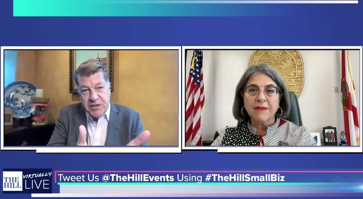 FIUdc's tweet photo. Earlier today, @TheHillEvents hosted a #TheHillSmallBiz event on Miami featuring @MayorDaniella, @RepCarlos, @RepDWStweets, @WellsFargo, and @startupfiu #IMPACTMATTERS If you missed the conversation, be sure to watch the video here:
https://t.co/Zysymy3qmG https://t.co/MEYSfznnXE
