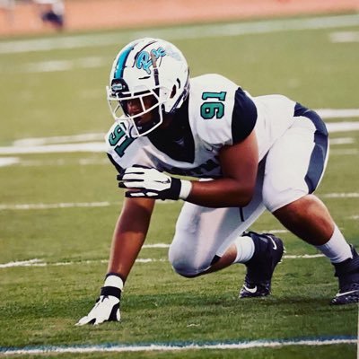 Dublin Coffman's DL Will Smith sent me his early HUDL hi-lites. Good initial quickness. Recognizes and reacts to ball. Explosive. Physical. Disengages well. Needs to improve re-direct. Needs to continue to get bigger/stronger. Still raw, but his ceiling is high. Great kid. Tough.