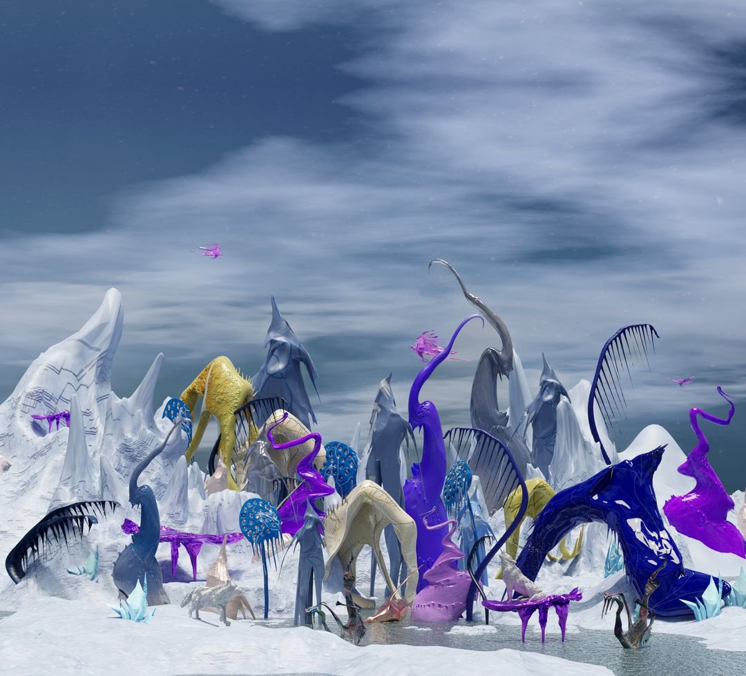 our newest Artist 🥚f the Week is <a href="/paranoidhill/">Lisanne Haack</a>, whose art utilizes her architectural background and combines it with a love of the abstract ❤️ see her work at thisisaito.com