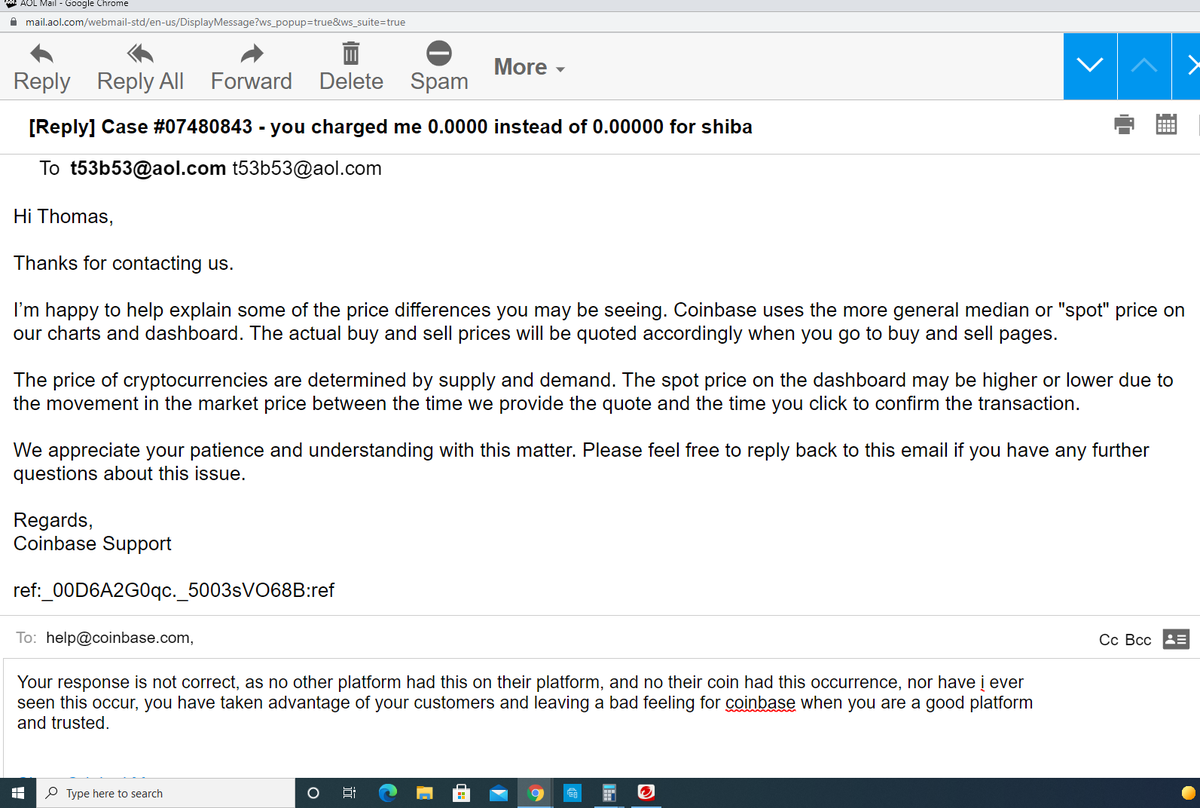t53b53's tweet photo. This is a response for all customers that lost Shiba token's and money on 9/9/21 on opening day with Coinbase Pro.  0.0000 rather than 0.00000 
see attached: screenshot. https://t.co/6bPc1a8rLC