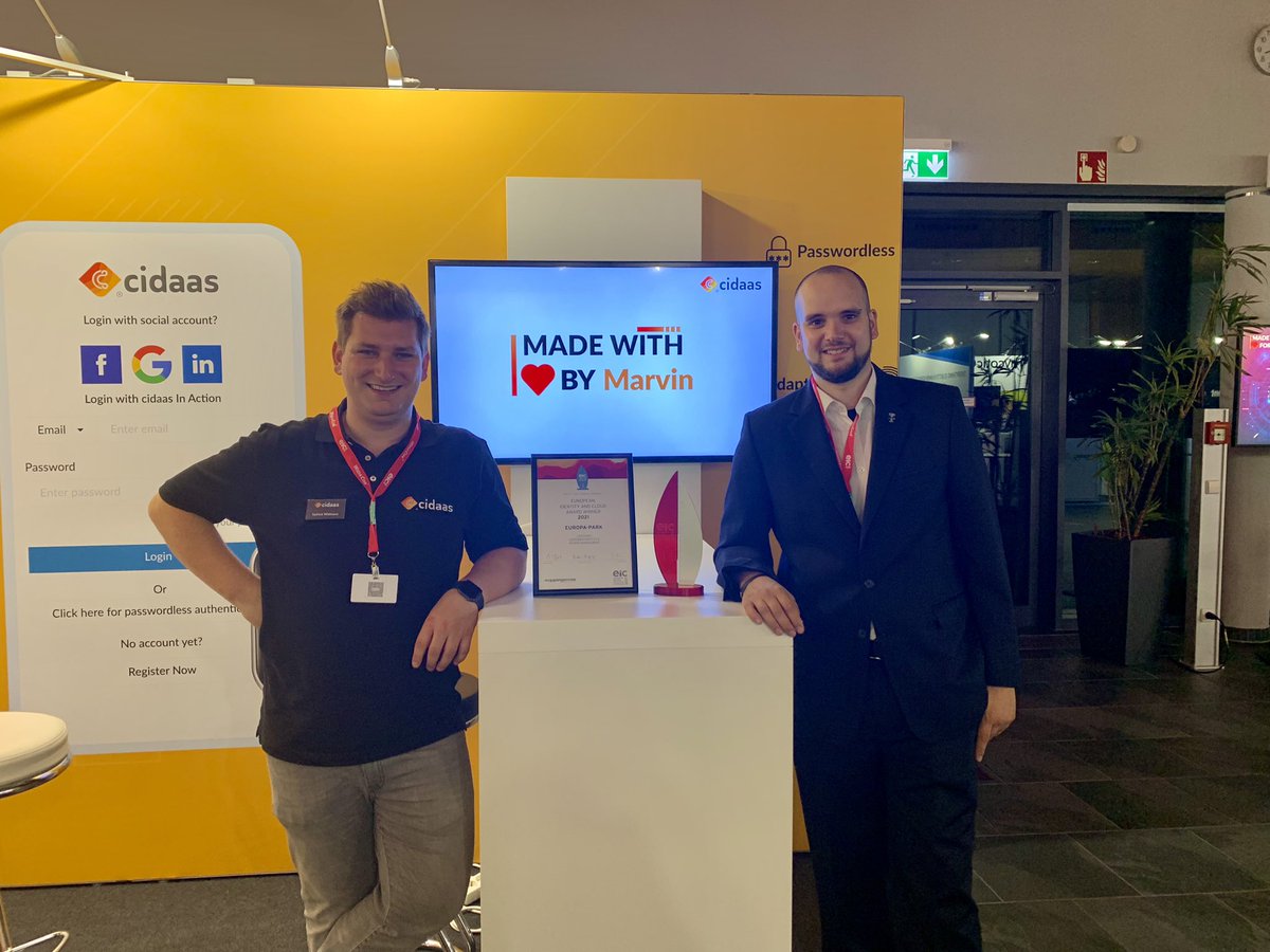 EIC Award Winner 2021 - Customer Identity &amp; Access Management 🏆🏆🏆
#EIC2021 #award #winner