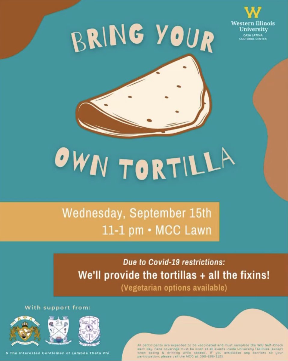 Let's tacobout Latinx Heritage Month! Kick of the celebration with the annual BOYT event from 11am-1pm on the Multicultural Center lawn 🌮