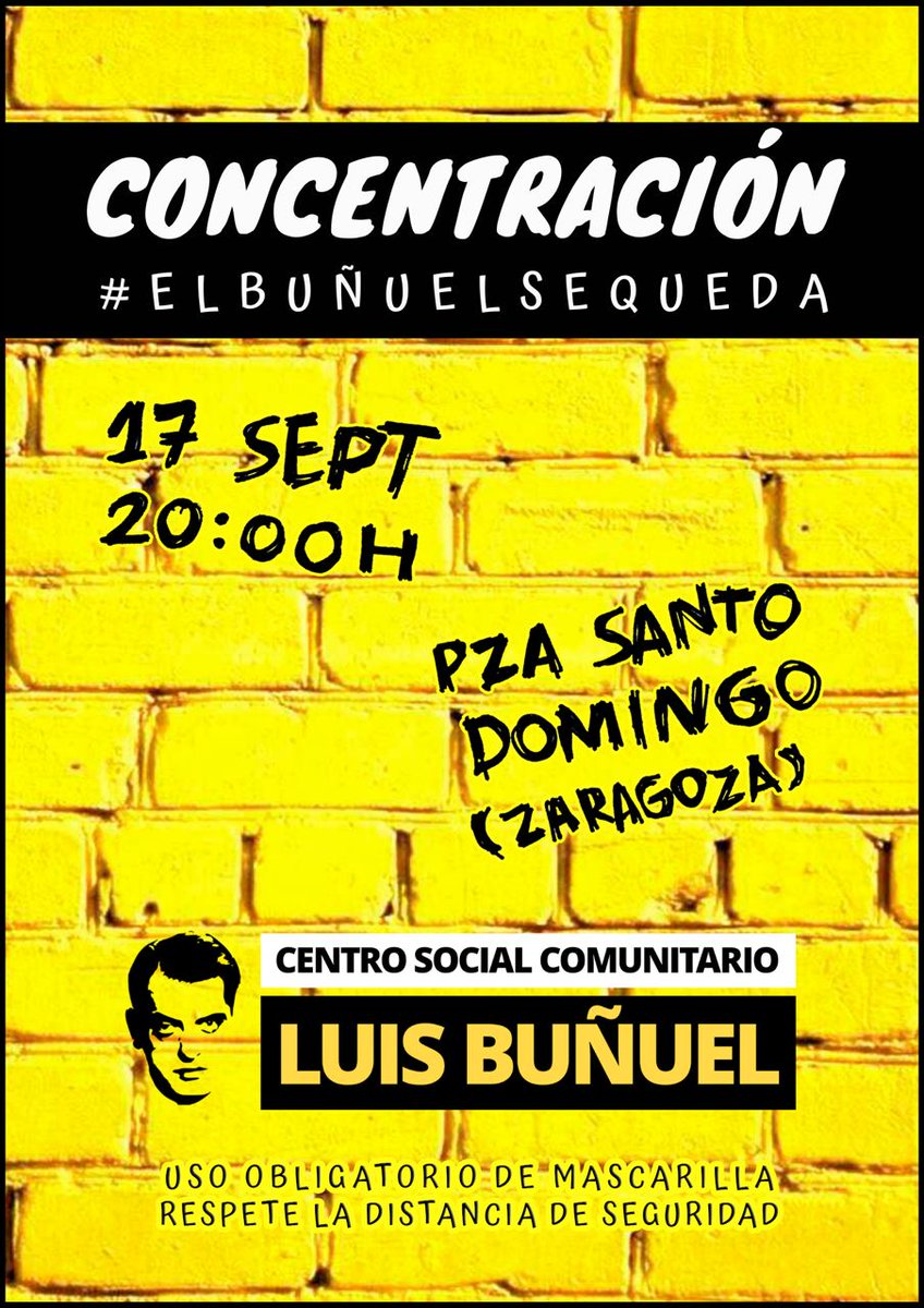 laresistencialm's tweet photo. Todo nuestro apoyo para el colectivo hermano Centro Social Buñuel @CSCLuisBunuel

El acoso político y judicial de las derechas zaragozanas no podrá parar la cultura, el debate, la autoorganización ❤️

si tocan a una nos tocan a todas 💪
#ElBunuelSeQueda 
#ElBuñuelSeQueda https://t.co/xBVNhq2iRJ