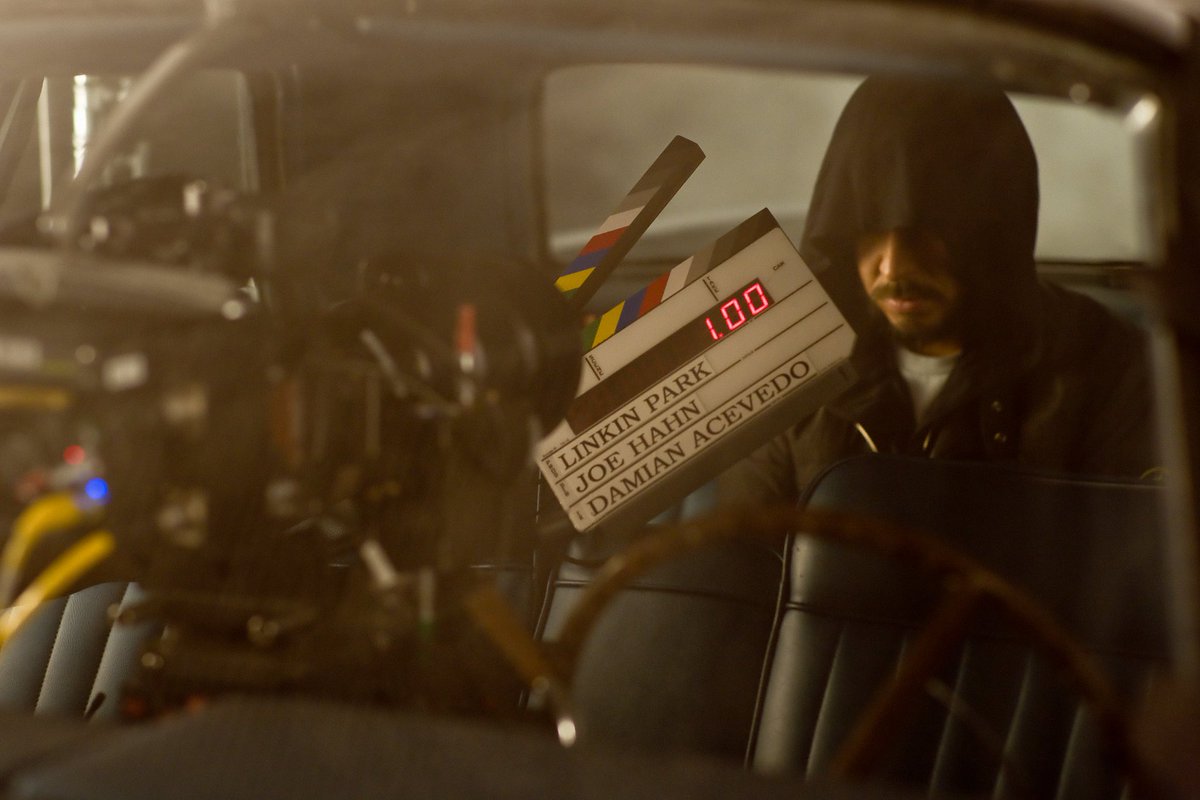 linkinpark's tweet photo. A Thousand Suns turns 11 today 🎉  Here are some bts photos from The Catalyst music video directed by @joehahnLP 

📸: @gregwatermann https://t.co/O35y13DI4V