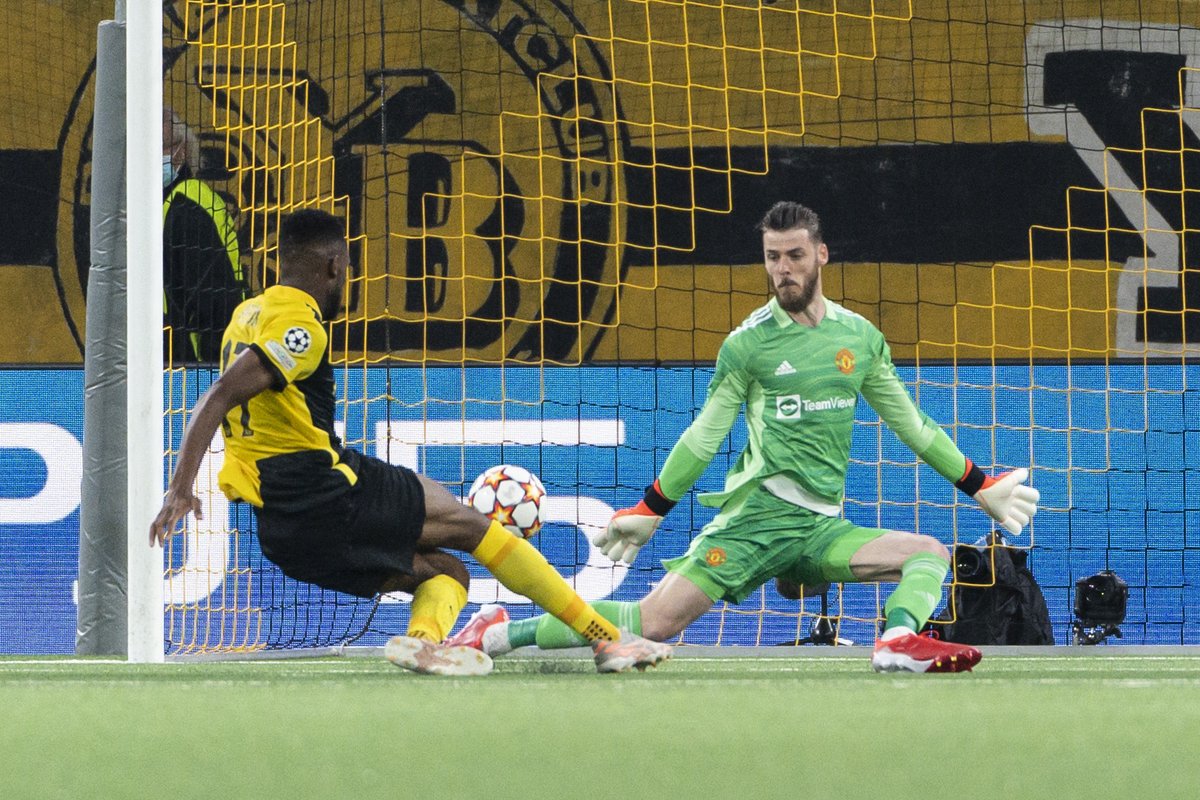 🇺🇸 Jordan Pefok becomes the 11th U.S. International with a goal in #UCL history and the first American to do so vs Manchester United in the competition. At 94:22, Pefok's goal is the latest goal by a U.S. international in #UCL history