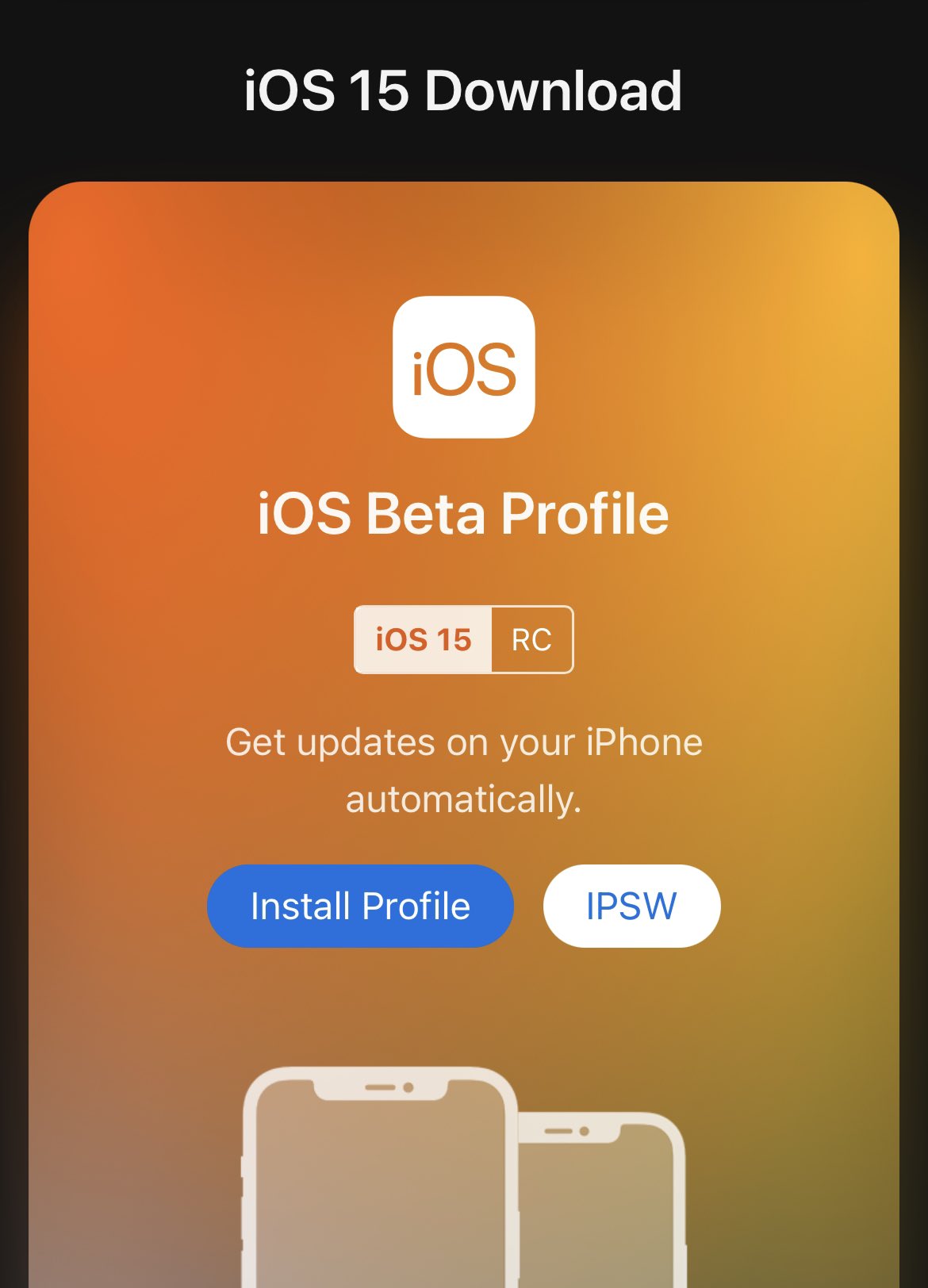 Beta profile