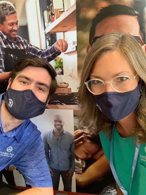 PensionFundCC's tweet image. Attending the #SpireConference this week and need a pick-me-up? Be sure to drop by and see Area Directors Matt &amp;amp; Sarah for some free coffee! They'll also be glad to answer any of your questions about how we can support your financial present and grow your financial future!