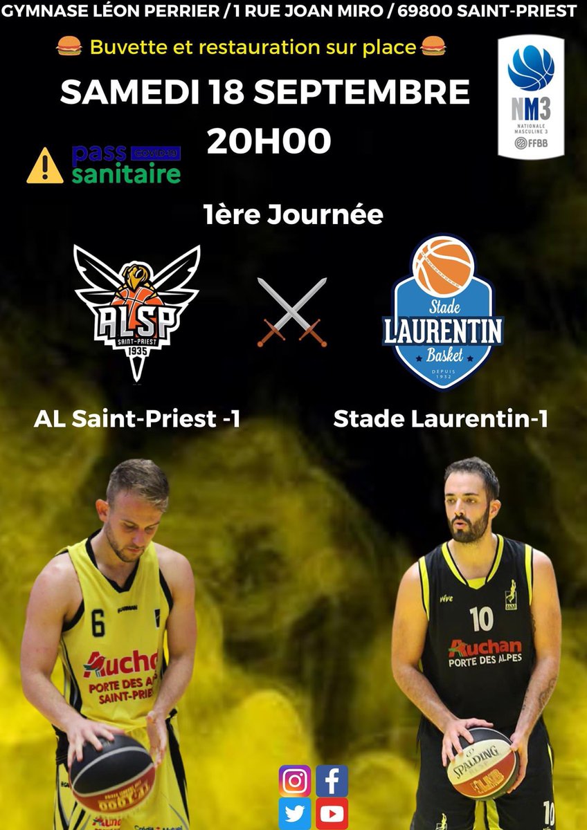 AL Saint-Priest Basket 🐝 tweet media