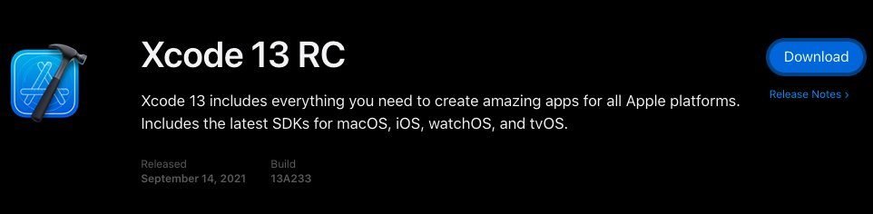 dbolella's tweet image. Let&apos;s go! #xcode13 #AppleEvent