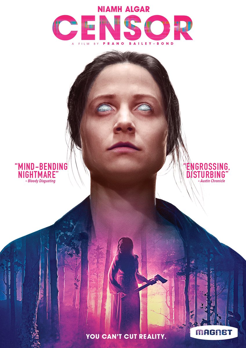 CENSOR is out on DVD in the US today via <a href="/MagnetReleasing/">Magnet Releasing</a> 💥 (and will be on VOD very soon in the UK, plus Blu-rays in the works… and yes I’m still wishing/nagging for that VHS release… 🤓) <a href="/SilverSaltFilm/">Silver Salt Films</a> <a href="/NiamhAlgar/">Niamh Algar</a>