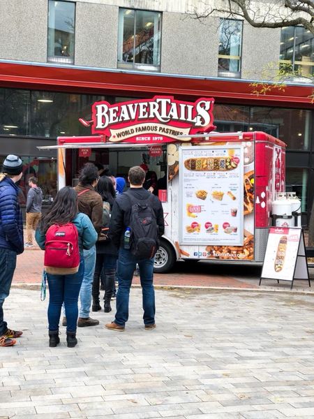 HospitalityUofG's tweet photo. Happy Wednesday Gryphons, 
@BTMobileKWHuron is BACK and will be in Branion Plaza every Wednesday from 11am-3pm.  
#UofG meal plans are accepted! #BeaverTails
Stop by to pick up one of your favourite flavours!! https://t.co/EiWRPfbOV3