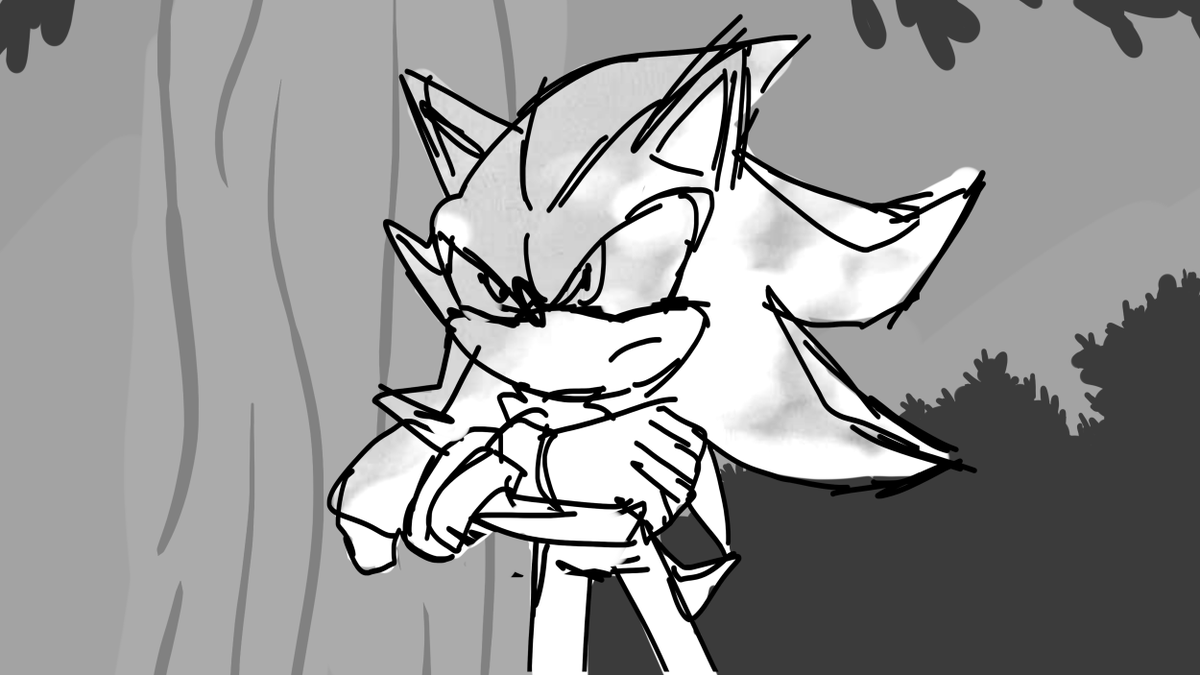 shadow the hedgehog (sonic and 1 more) drawn by chronocrump