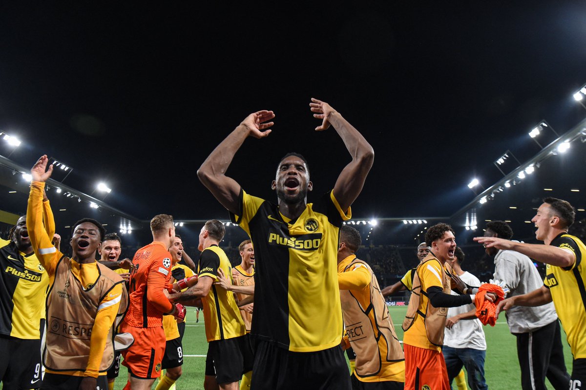 🟡⚫️ Sum up that Young Boys win in one word 👇

#UCL