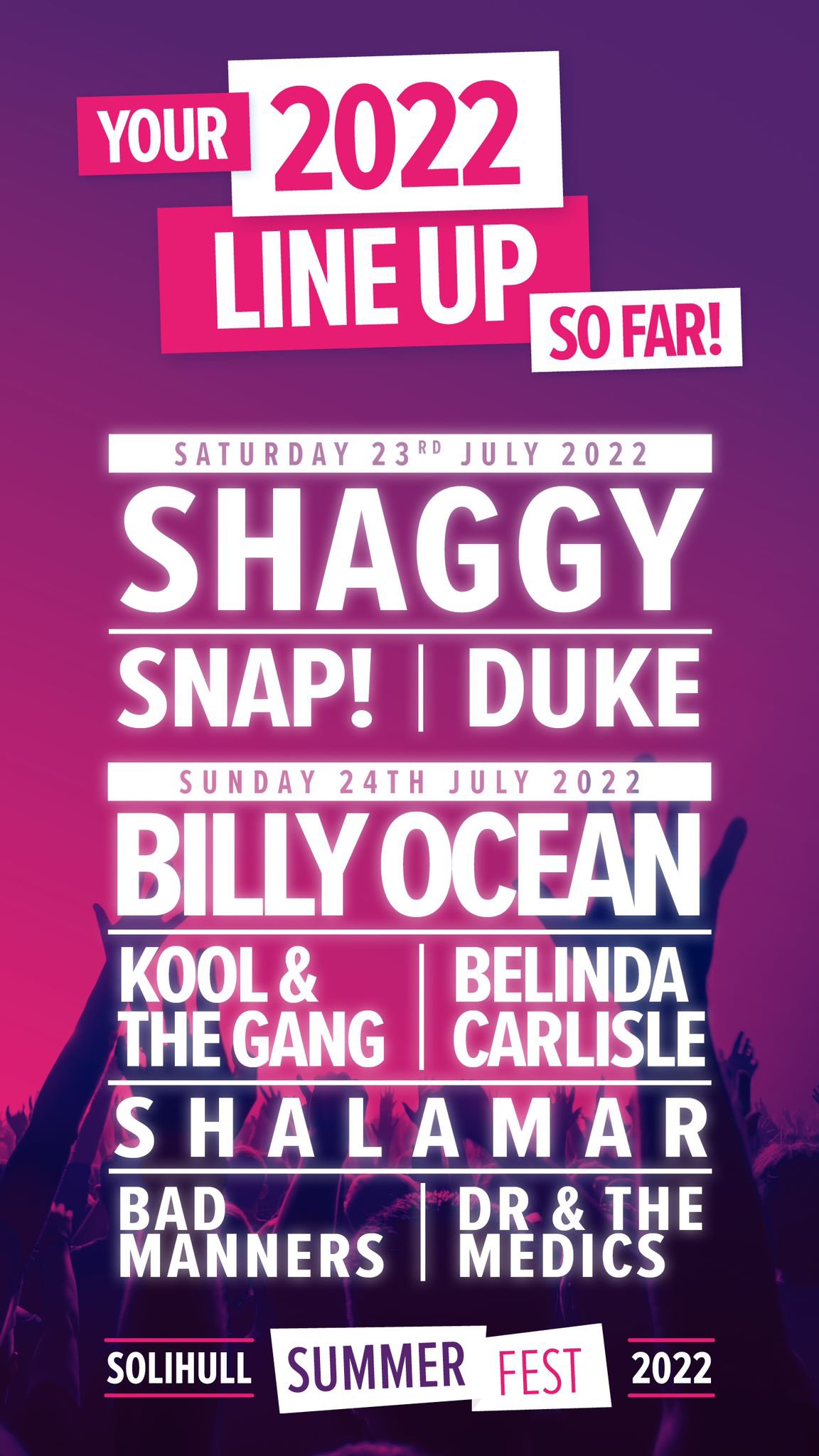 Summerfest Schedule 2022 Solihull Summer Fest (@Summersolihull) / Twitter