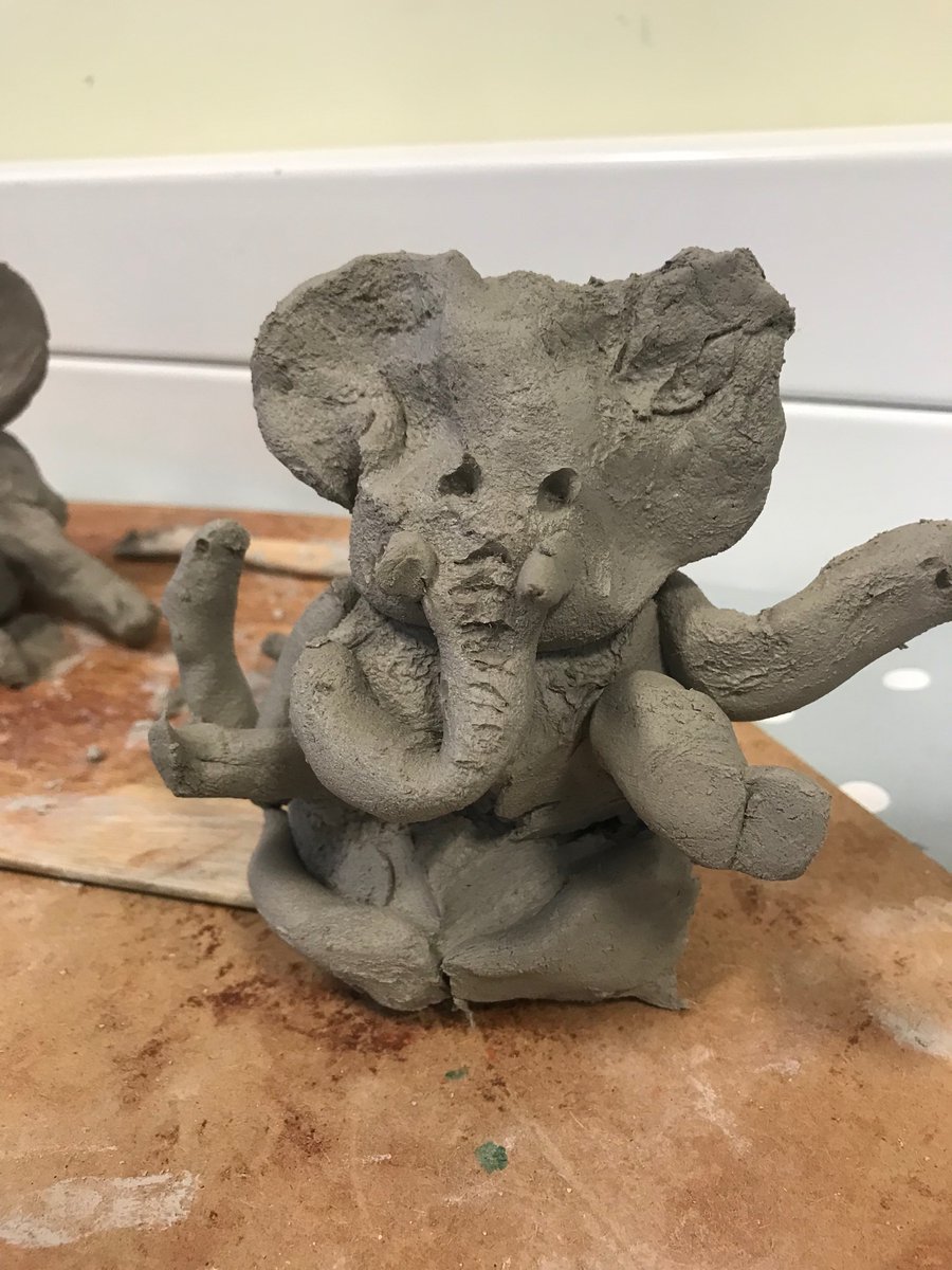 Today in RE, Hive pupils made a Hindu deity using clay. Can you guess which one it is?