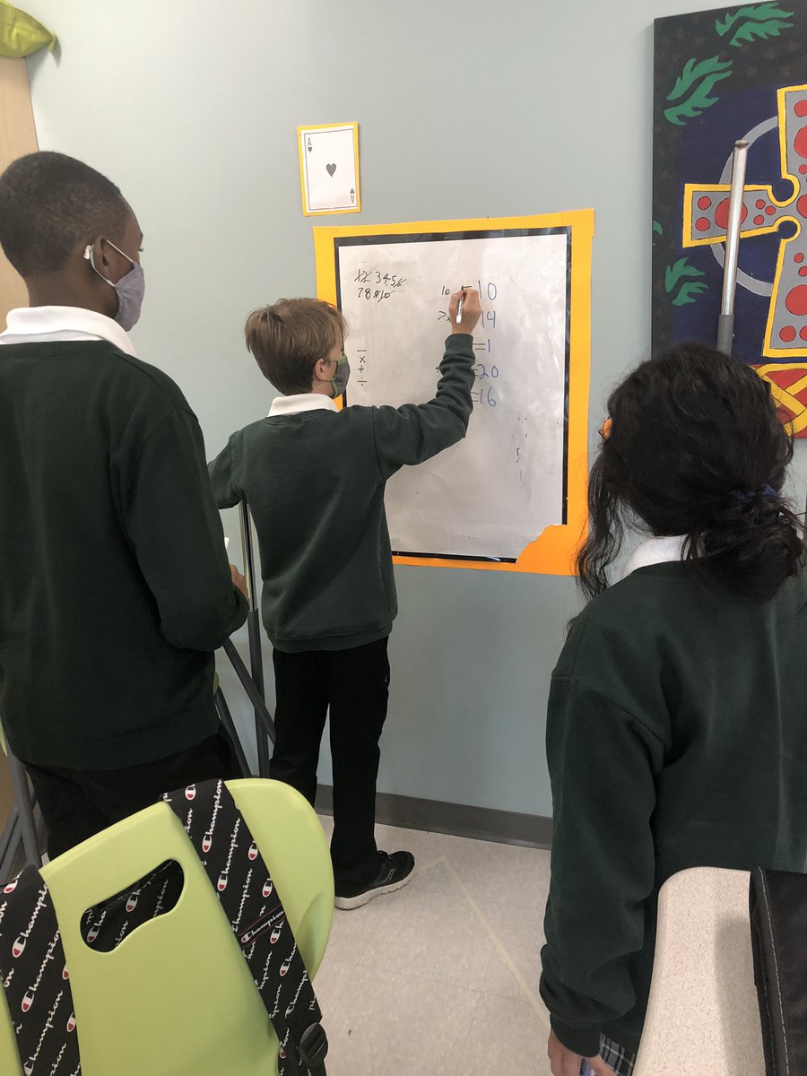 MrBarberOCSB's tweet photo. @StPatricksOCSB #math7 Ss tackled my favourite problem from @pgliljedahl! Today was the perfect amount of flow as we worked our way through a challenging set of problems! Today’s theme… MISTAKES are good and help us learn! #iteachmath https://t.co/4VVENaEzhG