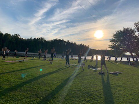 MBTRec's tweet image. Another successful program last night on the banks of the Madawaska as we partnered with Fit Females to offer a fitness class in the most beautiful setting on earth! Thanks for participating! #healthylifestyle