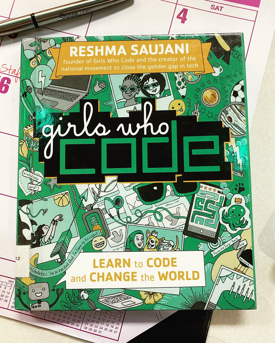 LibraryGeek678's tweet image. Stay tuned for details on this adventure as your friendly librarian tries to learn coding! Future goal: Starting a Girls Who Code Club at school. If you’ve got tips, come visit me! #codingisthefuture #digitalliteracy @eastironms