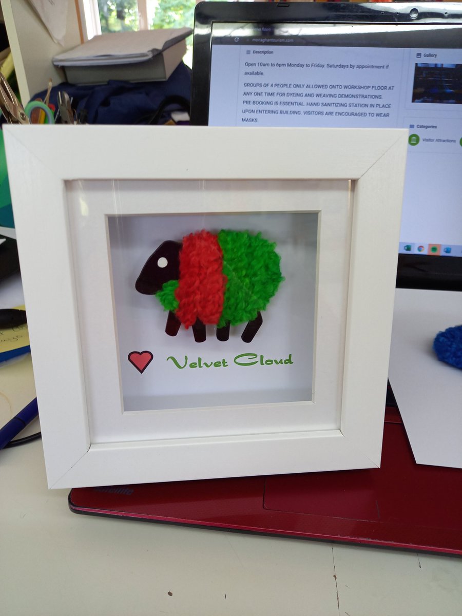 LizChristy's tweet photo. Something specially made for @VelvetCloud_ie from @MonaghanWIB and #lizzycsheep https://t.co/2LwCyVcx2y