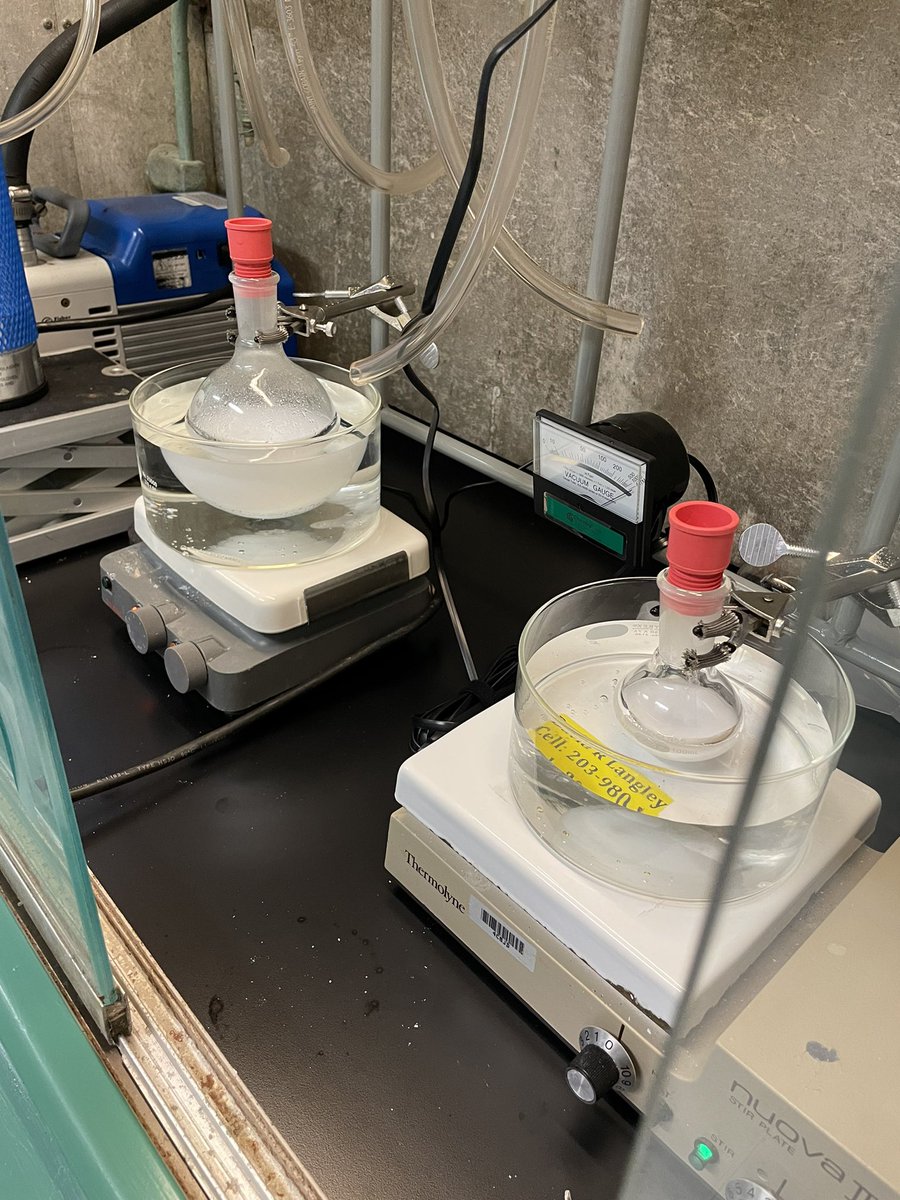 Not a drill, folks! We’ve got actual reactions going on in the lab.