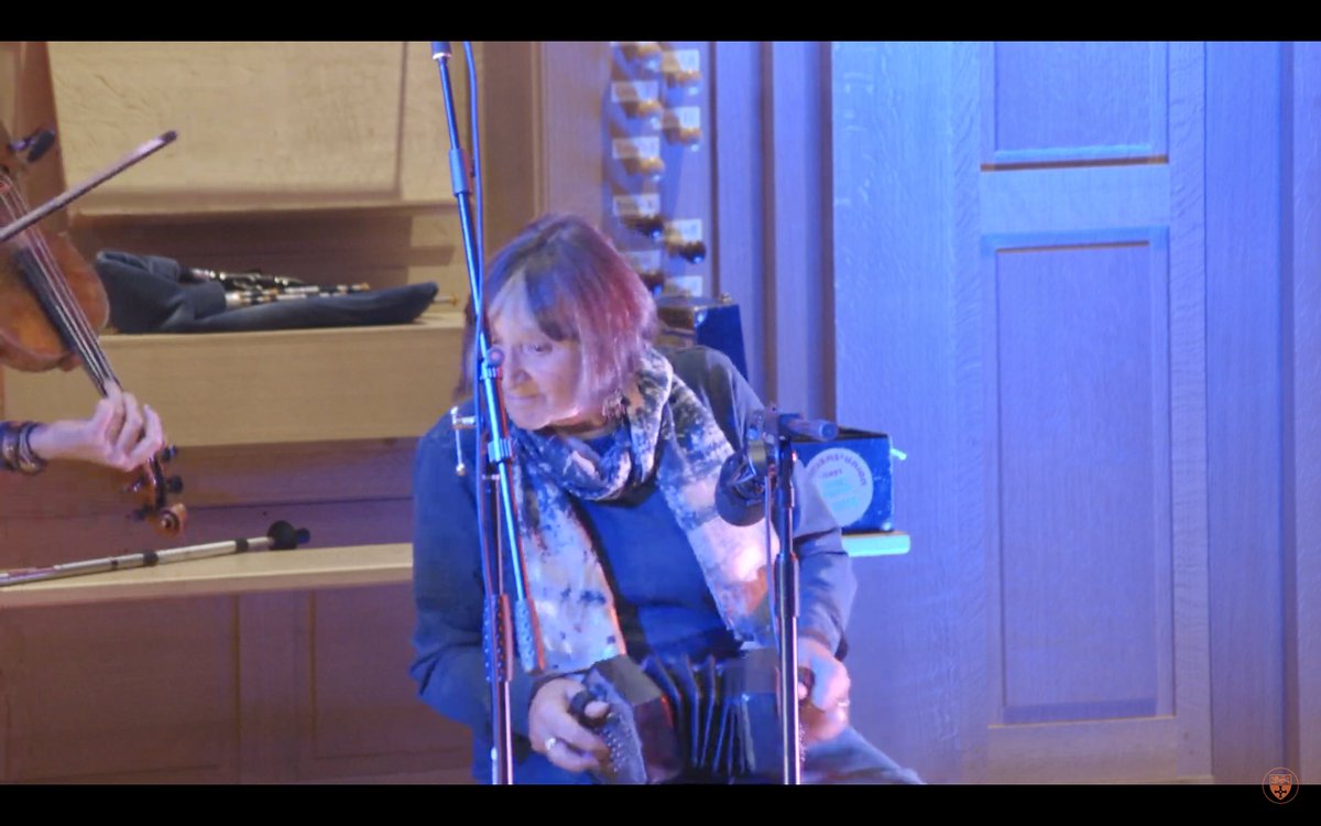 MusicNclUni's tweet photo. Our first day of the #RMANewcastle @royalmusical conference is a wrap! We finished with a #FolkFutures concert in the King’s Hall by our very own 🎻#CatrionaMacDonald @kathryntickell @NancyKerrMusic plus #SandraKerr 🪗 and @Jimbobfagan 🎸 See you tomorrow! https://t.co/U7S8ZJ9i3l