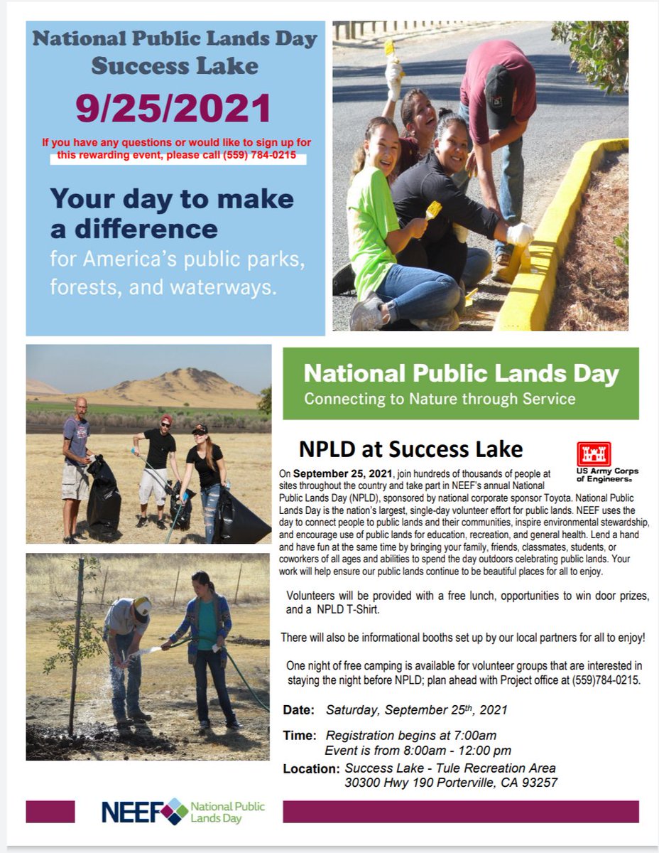 Monache ESA (@monacheesa) on Twitter photo Need Community Service hours?
The National Public Lands Day at Success Lake. #MonacheESA #pusd #empowerthefuture #porterville #monachemarauders #monachehighschool <a href="/monacheasb/">Monache ASB</a> <a href="/MonacheHS/">Monache High School</a> <a href="/ericbarba/">Eric Barba</a> <a href="/tammykeith631/">tammykeith63</a> <a href="/PortervilleUSD/">Porterville Unified</a> @mhstechcoach <a href="/PathwaysPUSD/">Porterville Pathways</a> Need Community Service hours?
The National Public Lands Day at Success Lake. #MonacheESA #pusd #empowerthefuture #porterville #monachemarauders #monachehighschool <a href="/monacheasb/">Monache ASB</a> <a href="/MonacheHS/">Monache High School</a> <a href="/ericbarba/">Eric Barba</a> <a href="/tammykeith631/">tammykeith63</a> <a href="/PortervilleUSD/">Porterville Unified</a> @mhstechcoach <a href="/PathwaysPUSD/">Porterville Pathways</a>
