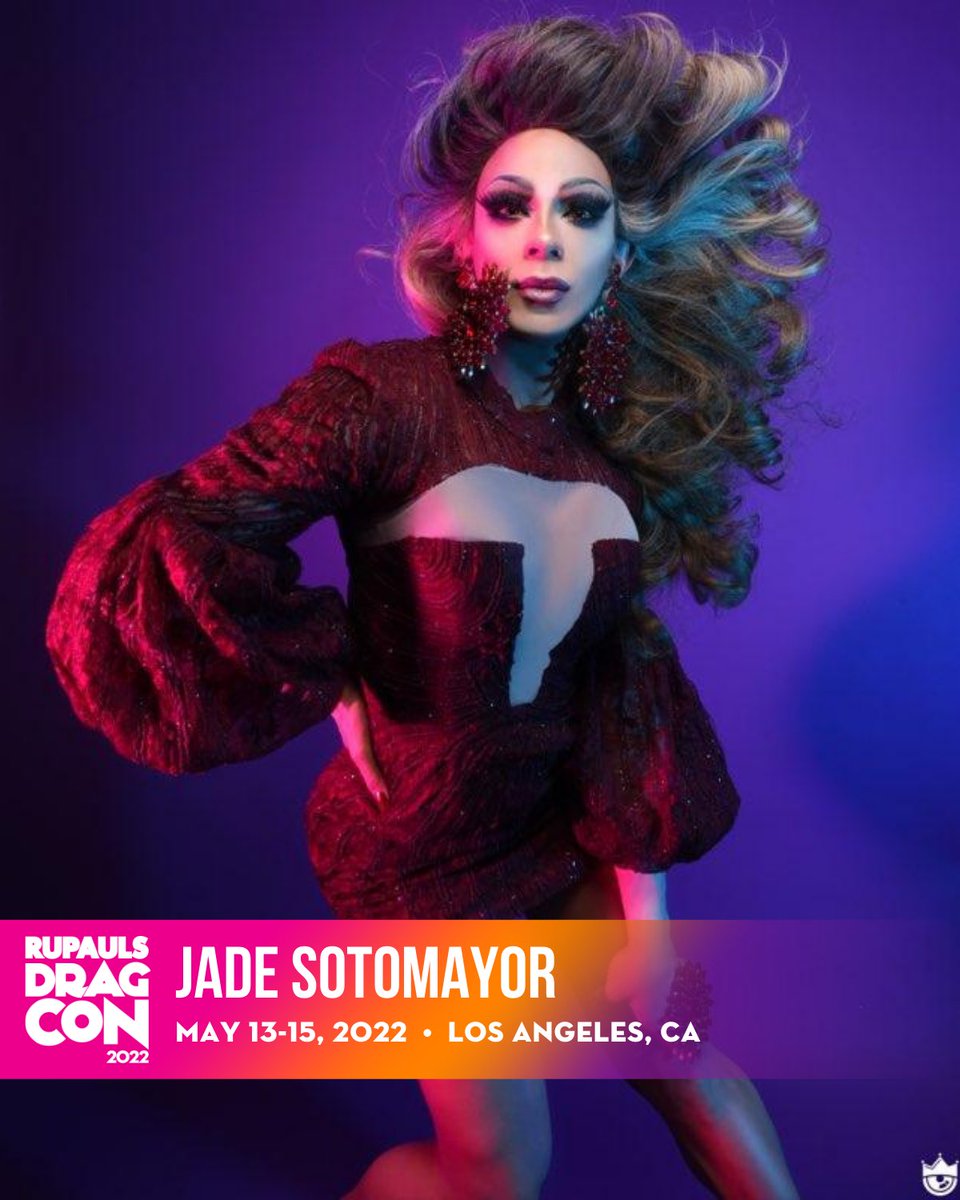 SotomayorJade's tweet photo. It's back and better than ever! See you at @rupaulsdragcon in Los Angeles this May 2022, snatch your #DragCon tickets today! https://t.co/2rQA59cHIY #originalfish https://t.co/QYsczDRZeC