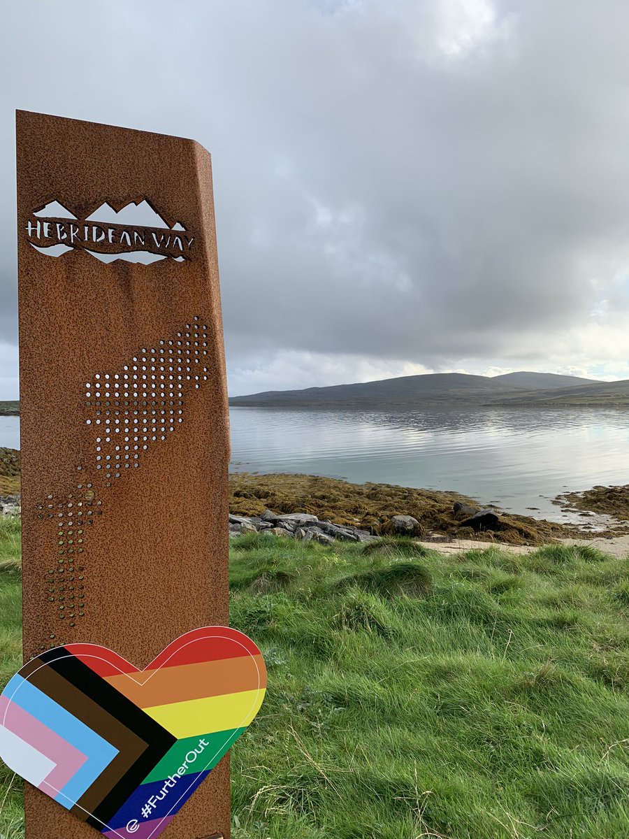 LGBTIScotland's tweet photo. We’re excited to be back in the Hebrides chatting to #LGBTI folk in North Uist, Benbecula, South Uist & Barra over the next few days. #FurtherOut https://t.co/Md6Qa5e5GG